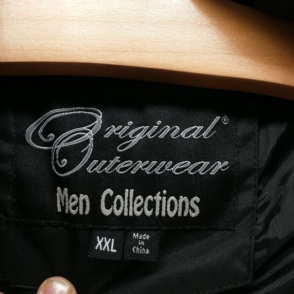 Original Outerwear Men's Full Zip Puffer Utility Vest Black XXL Water Resistant - Picture 9 of 13